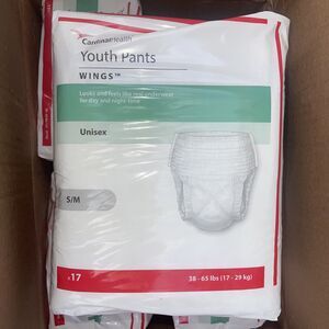CardinalHealth Youth Pants, Unisex, Small/Med 38-65 lbs. Lot of 4